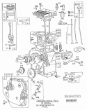 CylinderCylinder HdPiston Diagram and Parts List for 132232-0256-02  Briggs and Stratton Engine